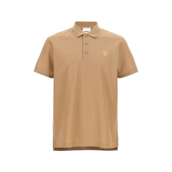 BURBERRY Logo embroidery polo shirt